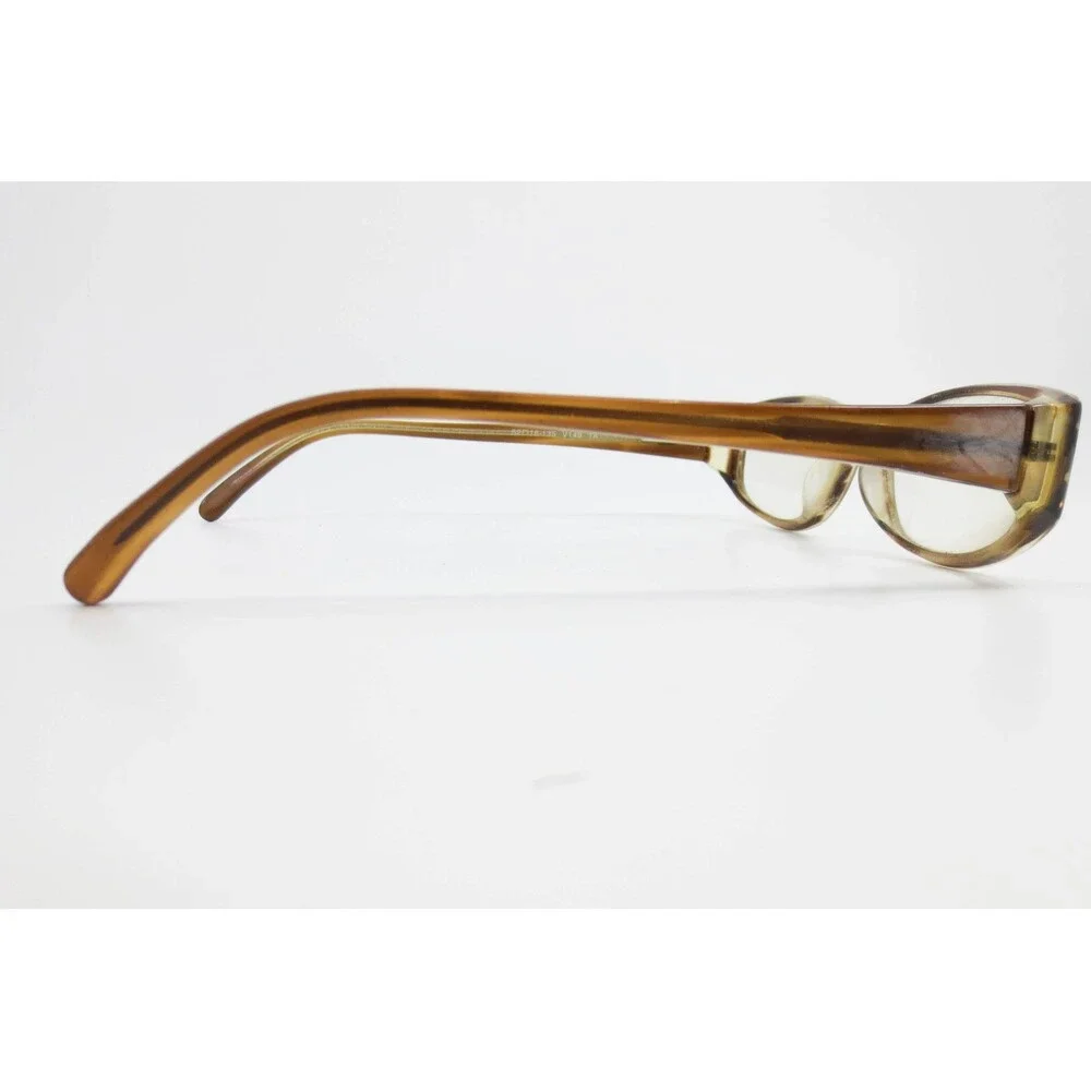 Vera Wang V149 TA Tortoise Brown Oval Eyeglass Frames 52-16-135 Womens Designer
